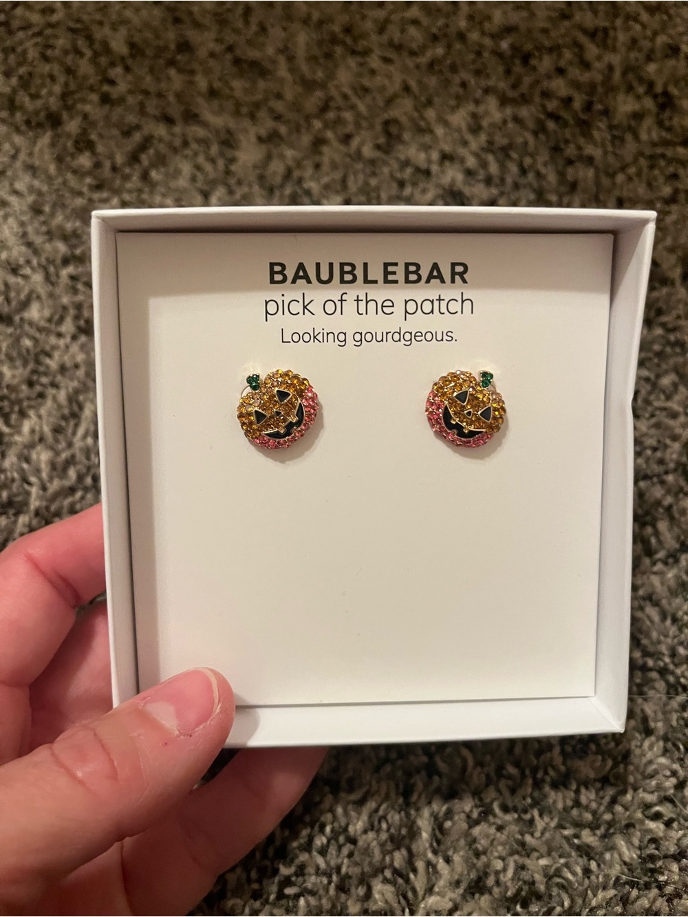 Baublebar jack-o-lantern earrings